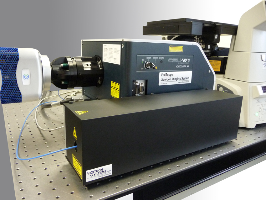 Visitron Systems VS-Homogenizer installed on a CSU-W1